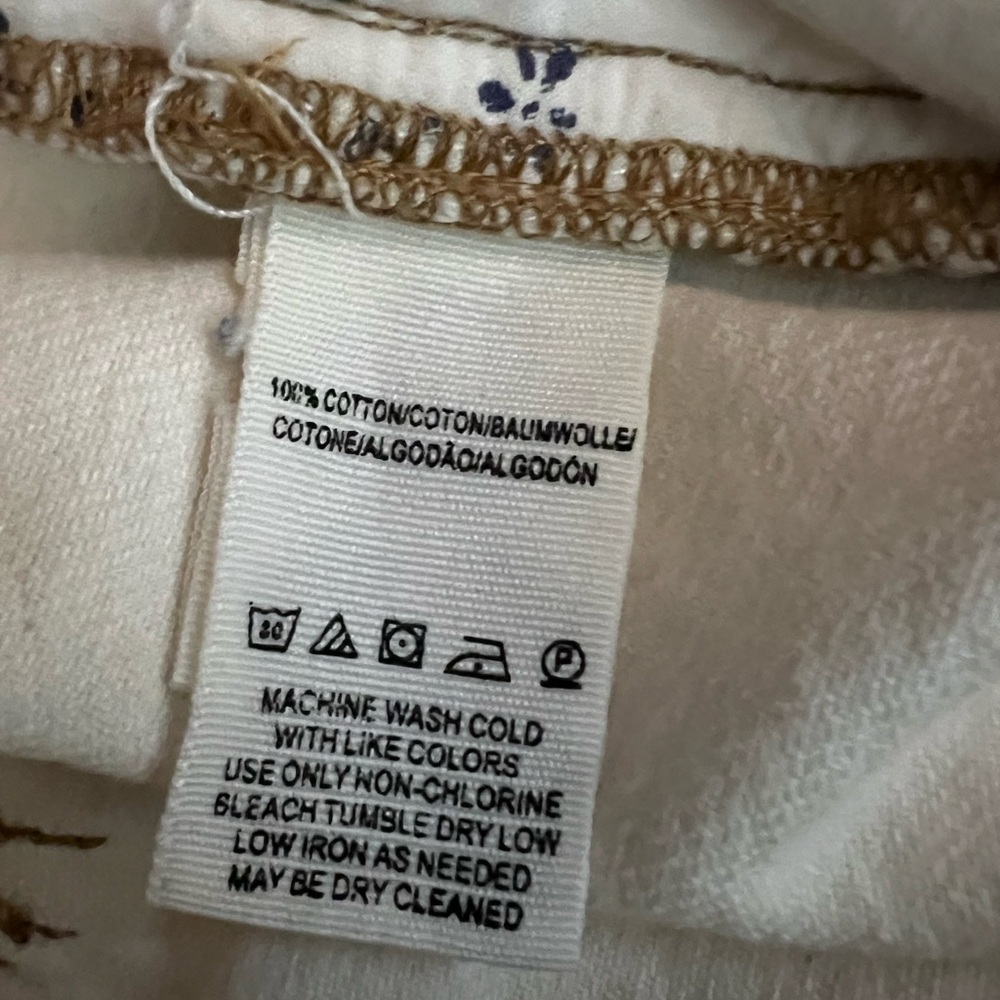 We The Free Free People Cream Ankle Jeans - Picture 4 of 6
